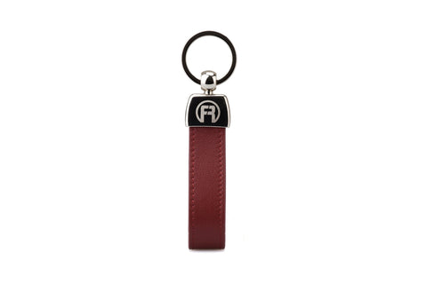 Maroon and Beige - Set of Two (Cardholder + Keychain)
