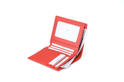 Carbon Fiber Red Slim Wallet