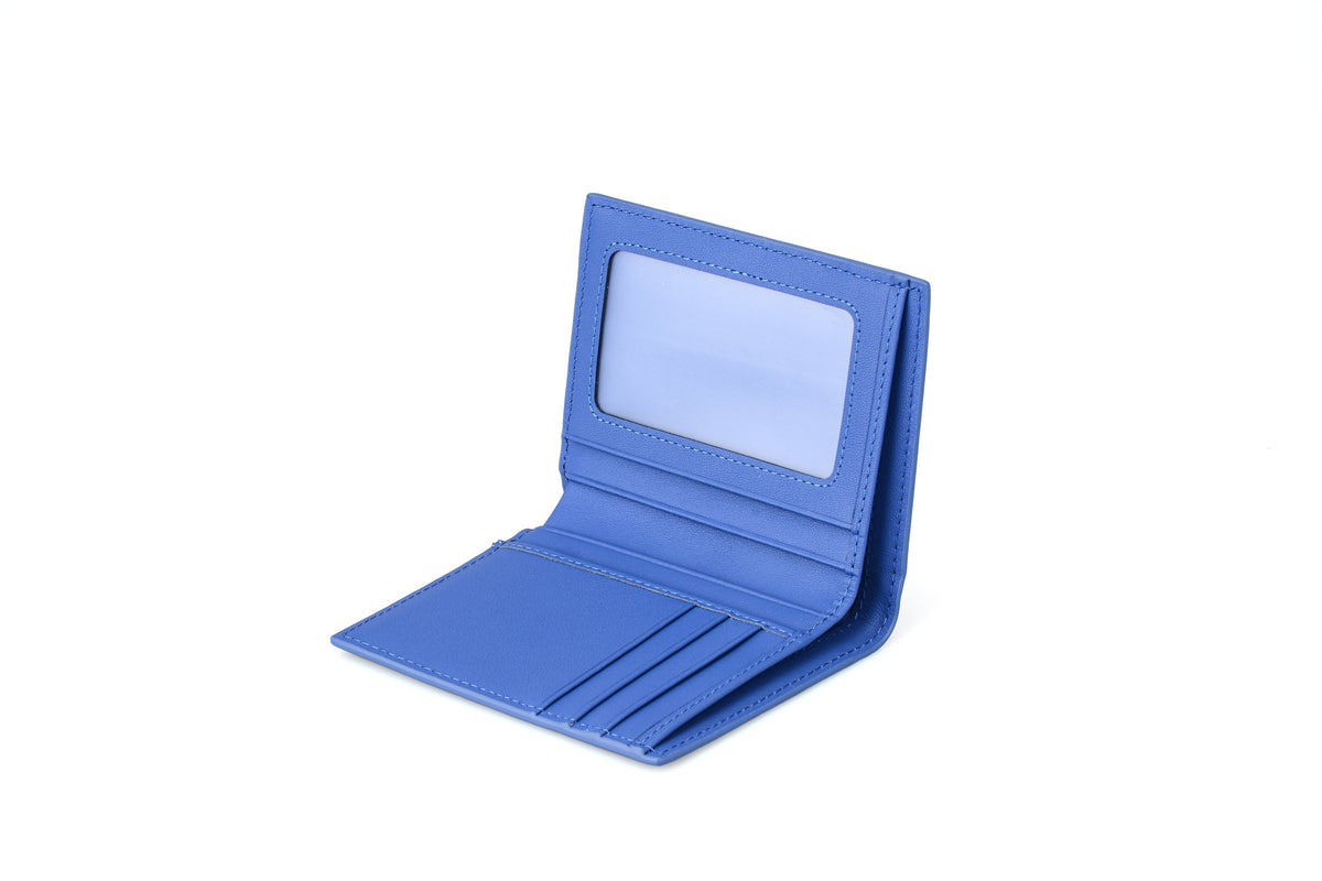 Carbon Fiber Blue Slim Wallet